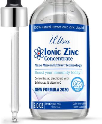 Liquid Zinc, Zinc Lozenge, Liquid Zinc Supplements-Liquid Zinc Concentrate, 2.0 oz. Bottle (60 ml)