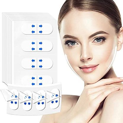 Face Lift Tape, Instant Face Lifting Tape Ultra-thin Invisible Waterproof with High Elasticity, Makeup Tool to Hide Facial Wrinkles Reduce Double Chin Lifting Saggy Skin